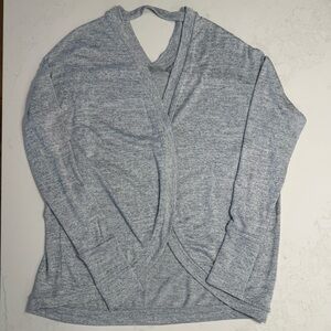 Athleta cardigan, EUC, size XXS, heathered light blue